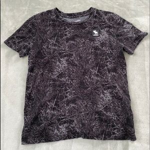 black and white tiedye Abercrombie & fitch t-shirt